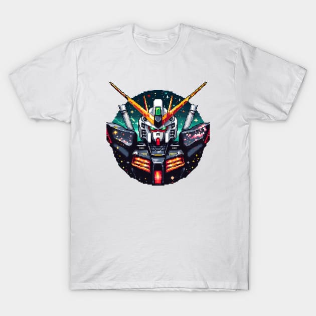 Winged Warriors: Gundam Wing, Mecha Epic, and Anime-Manga Legacy Unleashed T-Shirt by insaneLEDP